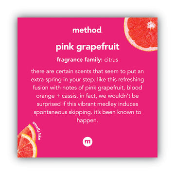 Method® Foaming Hand Wash, Pink Grapefruit, 10 Oz Pump Bottle freeshipping - TVN Wholesale